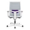 Ignition 2.0 4-Way Stretch Mid-Back Task Chair, Supports 300 lb, 17" to 21" Seat Ht, Basalt/Fog/White, Ships in 7-10 Bus Days2