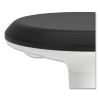 Revel Adjustable Ht Fidget Stool, Backless,Up to 250lb, 13.75" to 18.5" Seat Ht,Black Seat/White Base, Ships in 7-10 Bus Days3