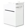 Fuse Undermount Storage Pedestal, 1 Shelf/1 Cubby, Left/Right Orientation, White, 10 x 14.37 x 20,Ships in 7-10 Business Days3