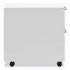 Fuse Mobile Slim Pedestal File, Left/Right, 2-Drawers: Box/File, Letter, Designer White, 10x23.25x21, Ships in 7-10 Bus Days3