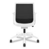 Cliq Office Chair, Supports Up to 300 lb, 17" to 22" Seat Height, Black Seat/Back, White Base, Ships in 7-10 Business Days4