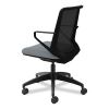 Cliq Office Chair, Supports Up to 300 lb, 17" to 22" Seat Height, Basalt Seat/Black Back/Base, Ships in 7-10 Business Days10