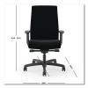 Ignition 2.0 Upholstered Mid-Back Task Chair, 17" to 21.5" Seat Height, Black Fabric Seat/Back, Ships in 7-10 Business Days4