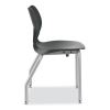 SmartLink Four-Leg Chair, Supports Up to 275 lb, 18" Seat Height, Lava Seat/Back, Platinum Base, Ships in 7-10 Business Days2