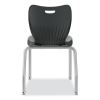 SmartLink Four-Leg Chair, Supports Up to 275 lb, 18" Seat Height, Lava Seat/Back, Platinum Base, Ships in 7-10 Business Days3