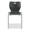 SmartLink Four-Leg Chair, Supports Up to 275 lb, 18" Seat Height, Lava Seat/Back, Platinum Base, Ships in 7-10 Business Days4