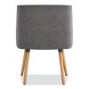 Matter Multipurpose Chair, 23" x 24.8" x 34", Light Gray Seat/Back, Natural Wood Base, Ships in 7-10 Business Days4