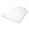EconoMat Antimicrobial Chair Mat, Lipped, 36 x 48, Clear, Ships in 4-6 Business Days5