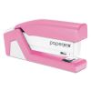 InCourage Spring-Powered Compact Stapler with Antimicrobial Protection, 20-Sheet Capacity, Pink/Gray2