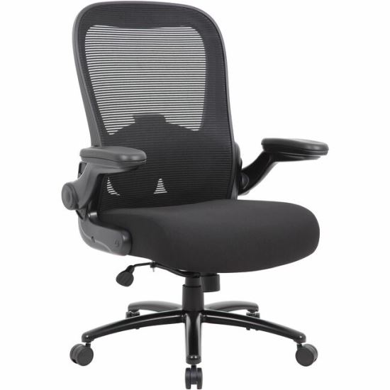 Boss Heavy Duty Flip Arm Mesh Chair1