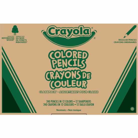 Crayola 240 Classpack Colored Pencils1