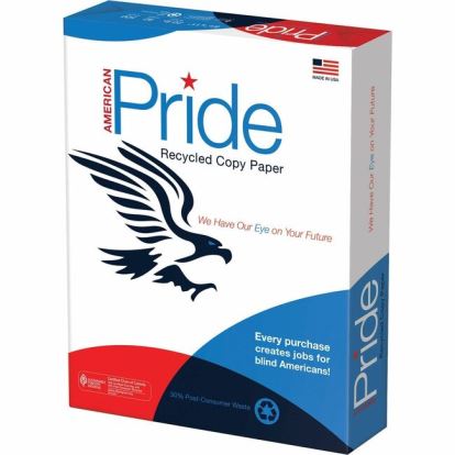 American Pride Recycled Copy Paper - White1