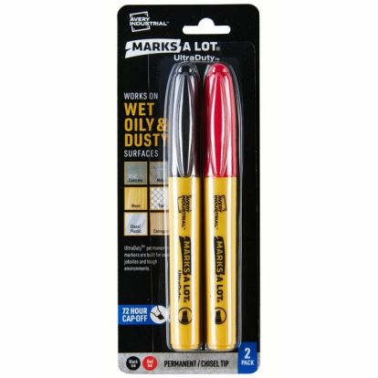 Avery&reg; UltraDuty Markers, Chisel Tip, 2 Assorted Markers (29863)1