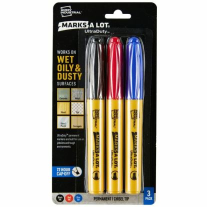 Avery&reg; UltraDuty Markers, Chisel Tip, 3 Assorted Markers (29864)1