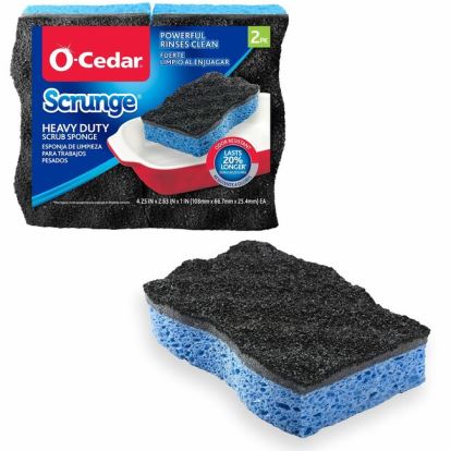 O-Cedar Scrunge Heavy-Duty Scrub Sponge1