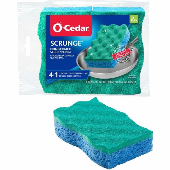 O-Cedar Scrunge Non-Scratch Scrub Sponge1
