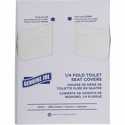 Genuine Joe Quarter-Fold Toilet Seat Covers1