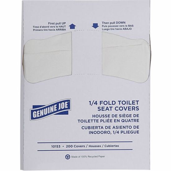 Genuine Joe Quarter-Fold Toilet Seat Covers1