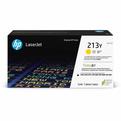 HP 213Y Original Laser Toner Cartridge - Yellow Pack1