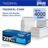 Brother Genuine TN229XXLC Super High-yield Cyan Toner Cartridge5