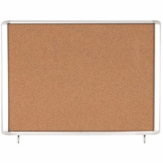 MasterVision Water-Resistant Enclosed Corkboard1