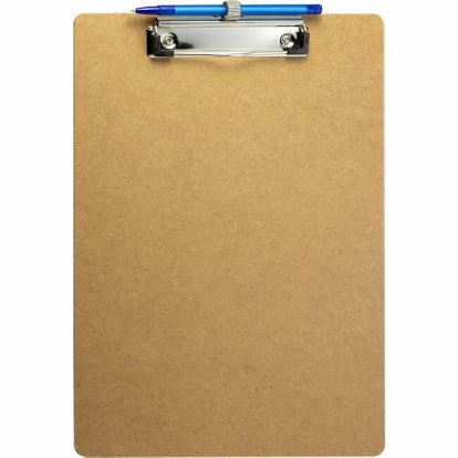 Officemate Low Profile Wood Letter Size Clipboard w Pen Holder / 6 Pack1