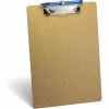 Officemate Low Profile Wood Letter Size Clipboard w Pen Holder / 6 Pack3