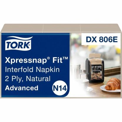 Tork Xpressnap Fit&reg; Natural Dispenser Napkin N141