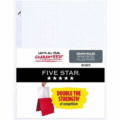 Five Star Reinforced Graph-Ruled Filler Paper1