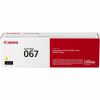 Canon 067 Original Standard Yield Laser Toner Cartridge - Yellow - 1 Pack1