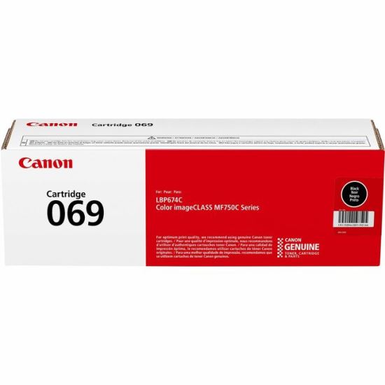 Canon 069 Original Standard Yield Laser Toner Cartridge - Black - 1 Pack1