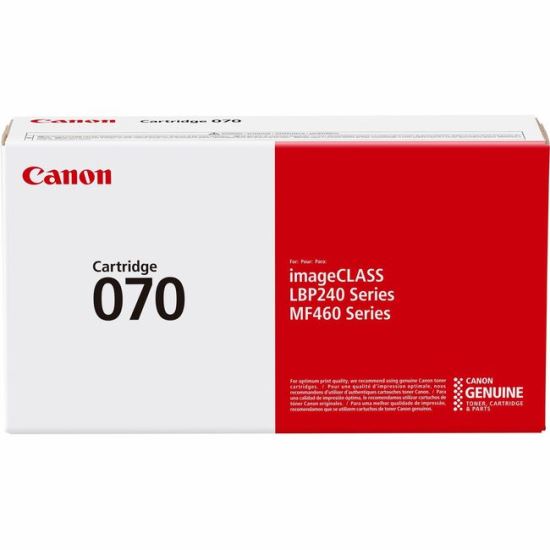 Canon 070 Original Standard Yield Laser Toner Cartridge - Black - 1 Pack1