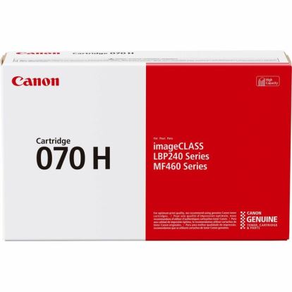 Canon 070 Original High Yield Laser Toner Cartridge - Black - 1 Pack1