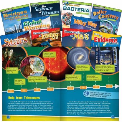 Shell Education Exploring STEM Grade 5 10-Book Set Printed Book1