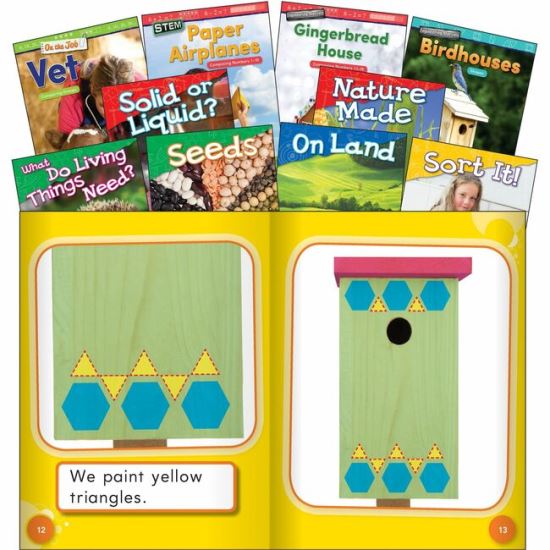 Shell Education Exploring STEM Kindergarten 10-Book Set Printed Book1