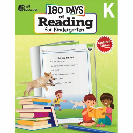 Shell Education 180 Days of Reading for Kindergarten, 2nd Edition Printed Book1