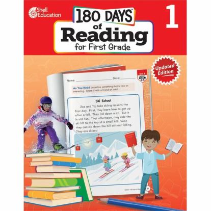 Shell Education 180 Days of Reading for First Grade, 2nd Edition Printed Book1