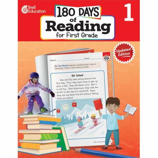 Shell Education 180 Days of Reading for First Grade, 2nd Edition Printed Book1