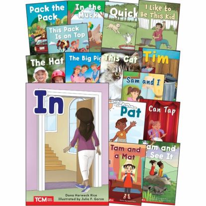 Shell Education Decodable Books Grade PK-K Set 1: 15-Book Set Printed Book1