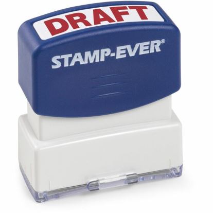 Trodat Stamp-Ever Pre-Inked DRAFT HERE Stamp1