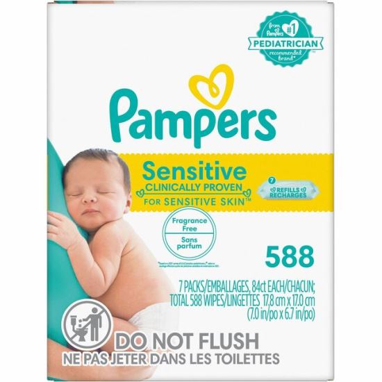 Pampers Baby Wipes Sensitive1