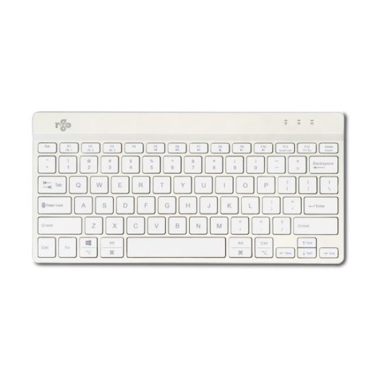 R-Go Tools Compact Break RGOCOUSWLWH keyboard Bluetooth QWERTY US English White1