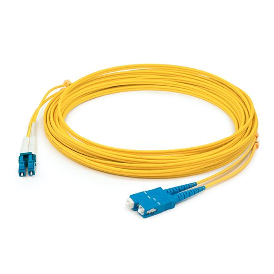 AddOn Networks ADD-SC-LC-17M9SMF fiber optic cable 669.3" (17 m) OFNR OS2 Yellow1