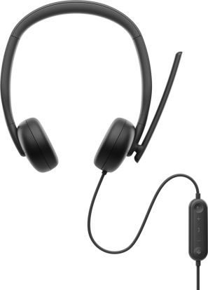 DELL WH3024 Headset Wired Head-band Calls/Music USB Type-C Black1