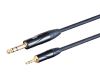 Monoprice 35797 audio cable 71.7" (1.82 m) 3.5mm TRS 6.35mm TRS Black1