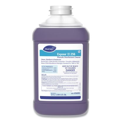 Expose II 256 Phenolic Disinfectant Cleaner, 2.5 L Bottle, 2/Carton1