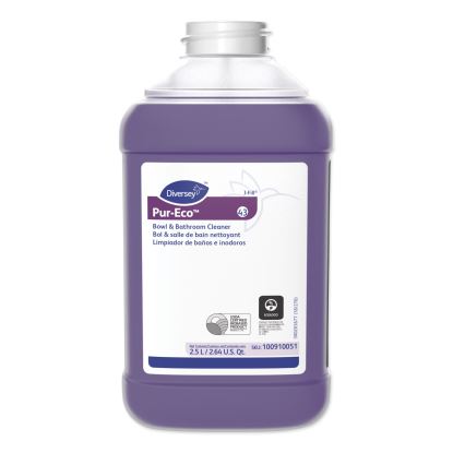 Pur-Eco Bowl and Bathroom Cleaner, 2.5 L Bottle, 2/Carton1