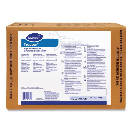 Trouper Hybrid Urethane Coating Floor Finish, 5 gal Bag-in-a-Box1