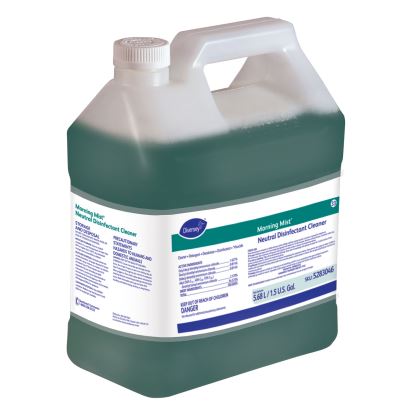 Morning Mist Neutral Disinfectant Cleaner, Fresh Scent, 1.5 gal Bottle, 2/Carton1