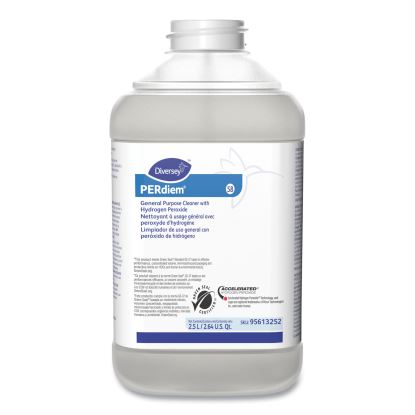 Perdiem General Purpose Cleaner With Hydrogen Peroxide, 84.5 oz Bottle, 2/CT1